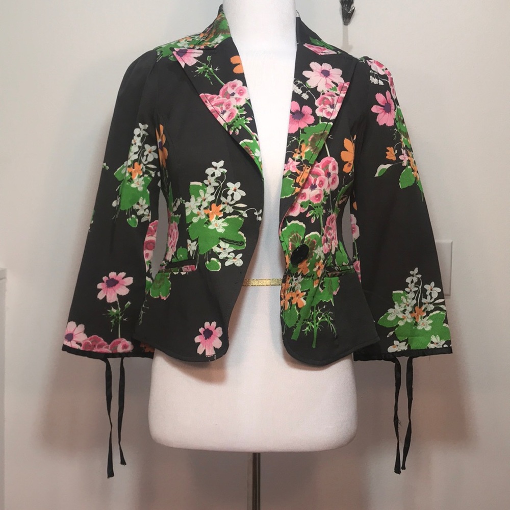 Floral print Blazer